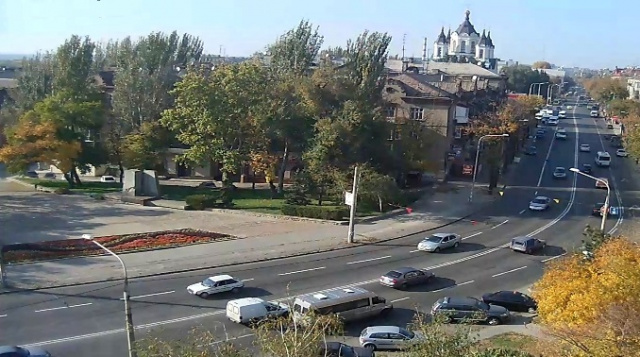 在线Zaporozhye摄像头chekists和伞兵的纪念碑