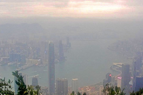维多利亚峰。 摄像头香港在线