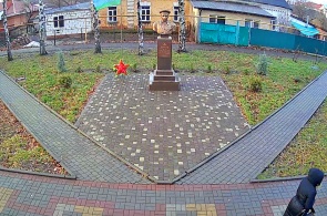 空降兵纪念碑。 季霍列茨克 网络摄像头