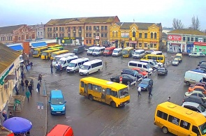Interdistict公交车站。 Melitopol网络摄像头