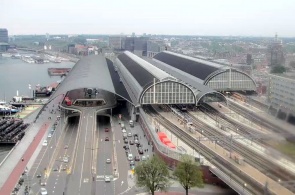 中央火车站在阿姆斯特丹在线摄像头