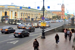 城市景观。 网络摄像头 圣彼得堡