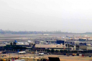 国际机场。 网络摄像头 洛杉矶