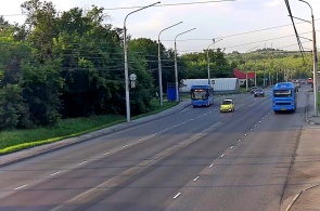 Zavodskoye 高速公路（至 Zapsib）。 新库兹涅茨克 的网络摄像头