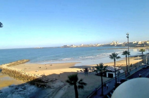 海滩的圣玛丽亚del Mar在线摄像头