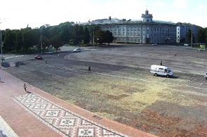 切尔尼戈夫红场。区域国家行政的看法
