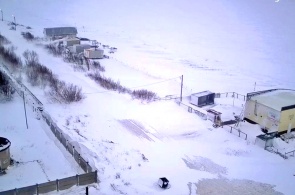 白海沿岸。 网络摄像头北德文斯克