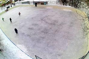 契诃夫街上的溜冰场。 网络摄像头 Kirzhach