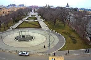 列宁广场。阿斯特拉罕摄像头在线