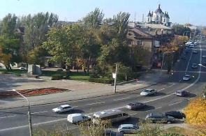 在线Zaporozhye摄像头chekists和伞兵的纪念碑
