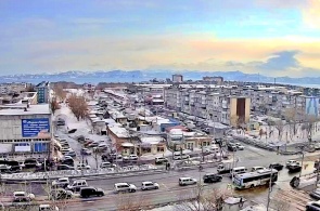 城市全景。 网络摄像头 Petropavlovsk-Kamchatsky