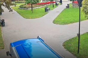 公园 对 Kise Vorobyaninov 的花园纪念碑。 网络摄像头 皮亚季戈尔斯克