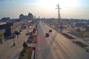 克孜勒基亚。 奥什-巴特肯-拉扎科夫高速公路。 网络摄像头 Razzaks