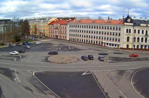 Oktyabrskaya广场。 普斯科夫网络摄像头