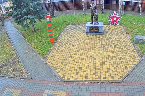 历代边防战士的纪念碑。 季霍列茨克 网络摄像头