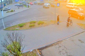 Grizodubova和罗蒙诺索夫街道的交汇处。 Melitopol网络摄像头