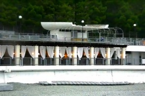 全景相机。 GC Yalta-Intourist雅尔塔的堤防在线