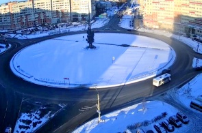 帕沙耶夫广场。 网络摄像头北德文斯克