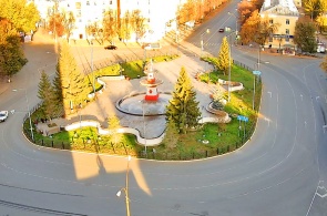 高尔基广场。 网络摄像头 卡缅斯克-乌拉尔地区