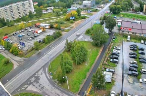 Olimpiyskaya 街和 Makeev 大街的十字路口。 米阿斯 网络摄像头