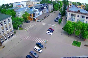 十字路口圣。 Batyushkova - Blagoveshchenskaya。 网络摄像头 沃洛格达