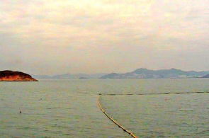 成洲岛的港口。香港网络摄像头在线