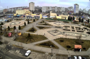 喷泉广场。 Vladikavkaz在线摄像头