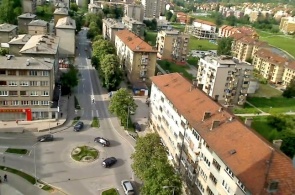 街道Crkvice Zenica。波斯尼亚和黑塞哥维那摄像头在线