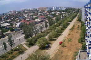 街景Karbysheva的。 网络摄像头伏尔加河在线