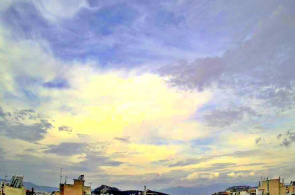 Mount利卡维特斯. 天气网络摄像头。 摄像头在线雅典