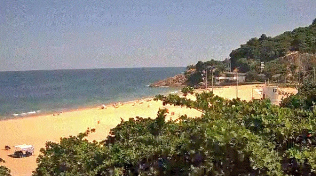 莱布隆海滩。里约热内卢在线摄像头