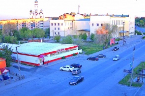 Oktyabrskaya 和 Blucher 的十字路口。塑料网络摄像头
