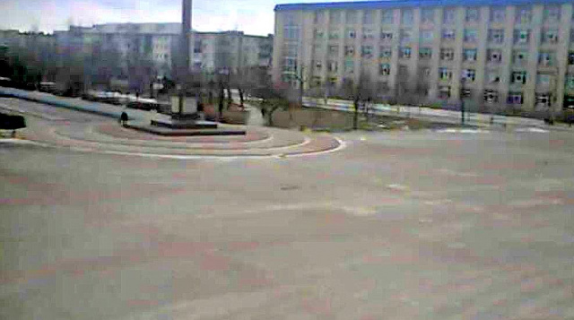 胜利广场。 摄像头的北顿涅茨克在线