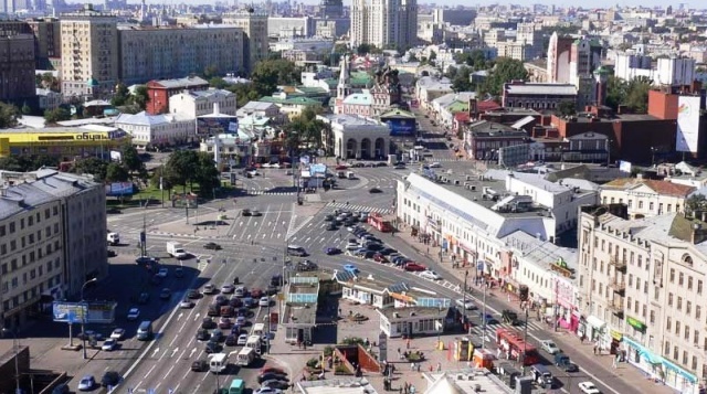 Taganskaya广场在线摄像头。莫斯科实时