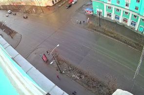 列宁大道。摩尔曼斯克网络摄像头在线