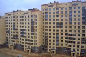 Krasnoarmeyskaya街（施工现场视图）Mytishchi在线摄像头