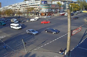 列宁大街和乌克兰街的十字路口