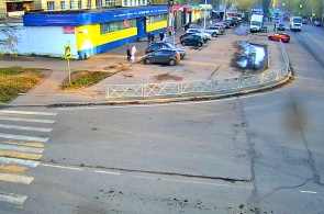 斯巴达科夫斯卡亚街。 网络摄像头 雅罗斯拉夫尔