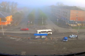 瓦杜丁-加加林十字路口。 第一乌拉尔斯克的网络摄像头