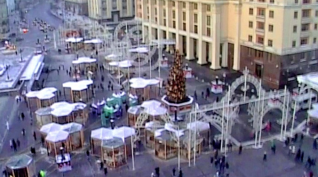 在线莫斯科网络摄像机Manezhnaya广场