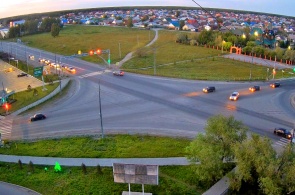 Sportivnaya 和 Pobeda 的十字路口。网络摄像头 南乌拉尔斯克