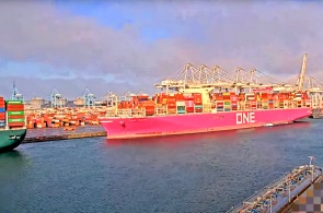 港口（西部）的 PTZ 网络摄像头。 网络摄像头鹿特丹