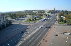 Pole Square，Lenin Avenue Zaporizhia网络摄像头在线